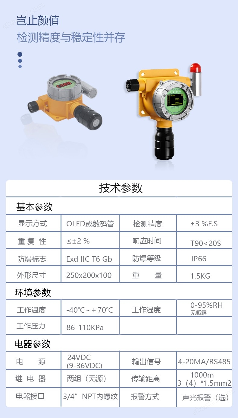 可燃气体泄漏报警器